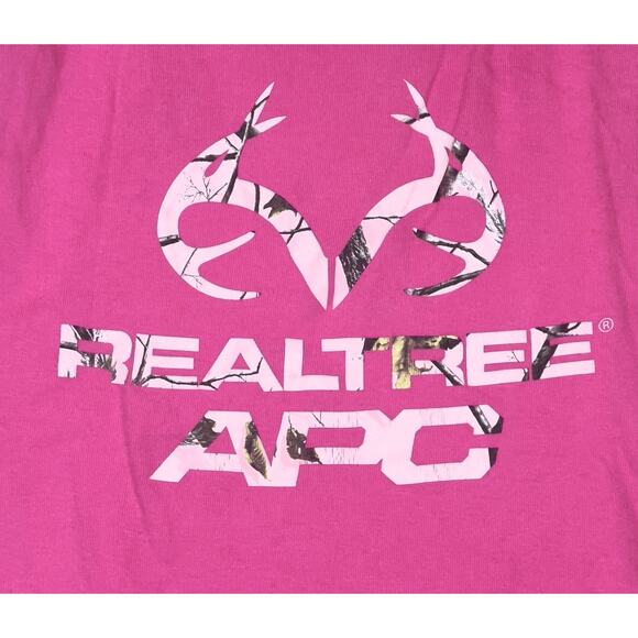 Real Tree APC Ladies Sleeveless Tank Top Pink Sz Sm - Picture 2 of 6